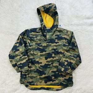 Boys Old Navy Camo Camouflage Lightweight Pullover Mesh Zipper Jacket Sz Medium